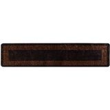 Maison Exclusive Marsa Noir 50 x 350 cm Polyester et PVC Tapis coureur