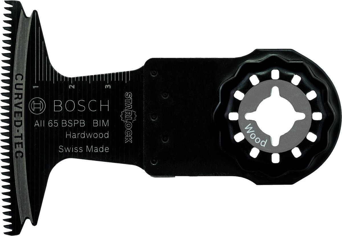 Bosch AII 65 BSPB invalzaagblad - 65 x 40 mm - Voor hout Voorzien van het Starlock opnamesysteem