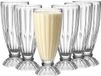Alessandro ijscoupe Venice - 6 stuks - glas - kristal - 360 ml - 18 x 8 cm