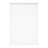 Merkloos / Sans marque Draadgordijn 5 stuks wit 145 x 245 cm