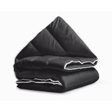Sleeptime Lazy All-in-one Dekbed - Synthetisch - Zwart - 140x200 cm