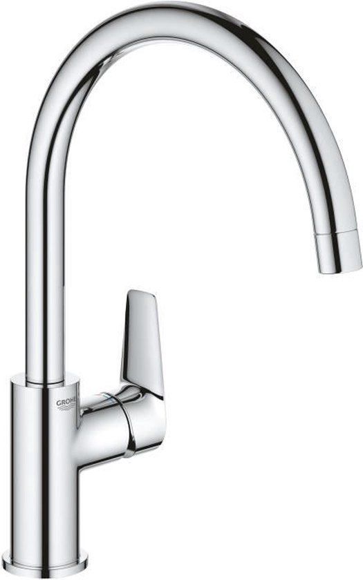 GROHE Eengreeps wastafelmengkraan - Metaal - 4005176728068