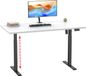 VCM bureau Lona 140x80 cm réglable en hauteur électrique