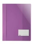 Durable 269012 Zichtsnelhechtmap, paars, verpakking van 25 stuks.