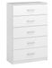 Jysk 3659457 commode Wit 5 lade
