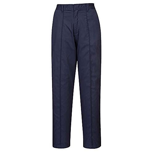 Portwest LW97 Women's Elastic Trousers, Regular, Navy, Size S