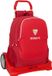 Sevilla Fútbol Club Schoolrugzak met Wielen Rood 32 x 43 x 14 cm