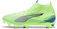 Puma Voetbalschoenen Ultra Match+ FG/AG Unisex Volwassenen Synthetisch Hoog Veters Fizzy Apple-PUMA wit-blauwverrassend Maat 40.5