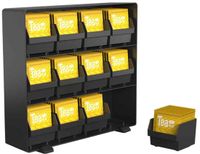 Deflecto theezakjes organizer, polystyrol, 12 vakken, stapelbaar