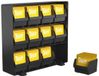 Deflecto theezakjes organizer, polystyrol, 12 vakken, stapelbaar