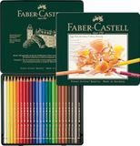 Faber-Castell Polychromos Kleurpotlood, Metalen Doos, Meerkleurig, 24 Stuks