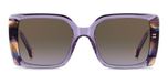 Carolina Herrera Her 0391/s Lunettes de soleil femme violet rectangulaire marron 54mm