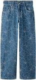 Name It - NKFRose Wide Jeans - Medium Blue Denim - Maat 146