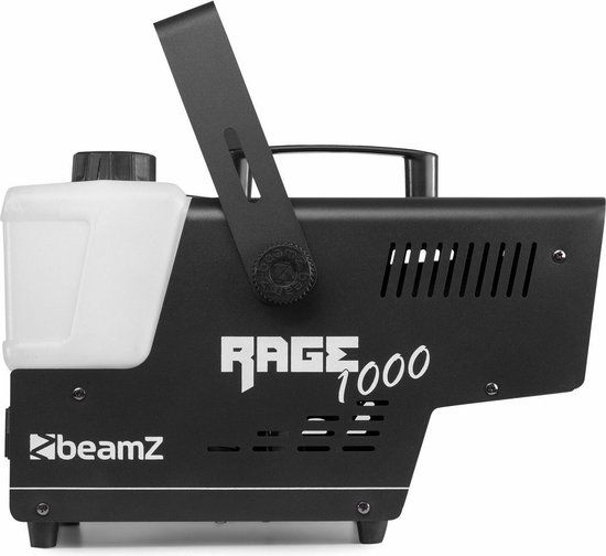 BeamZ RAGE1000 Rookmachine - 1000W met Draadloze Afstandsbediening