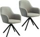 Azomor® Housse de chaise extensible gris clair avec accoudoir pour un usage intérieur polyvalent