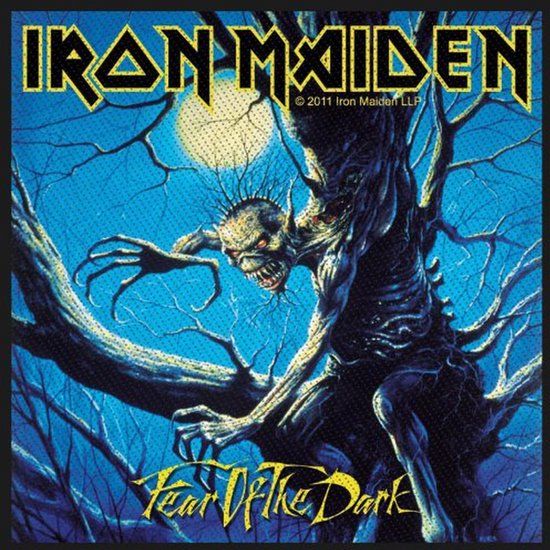Rock Off Iron Maiden Fear Of The Dark Patch meerkleurig Polyester