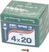 Spax Spaanplaatschroef platverzonken kop gebruind 4 x 20mm