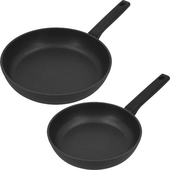 Demeyere Alu Comfort Promo Set - Koekenpannenset 2-delig - Zwart