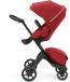 Stokke Xplory X, Rouge - Poussette de luxe - Tout terrain - 22 kg Max.