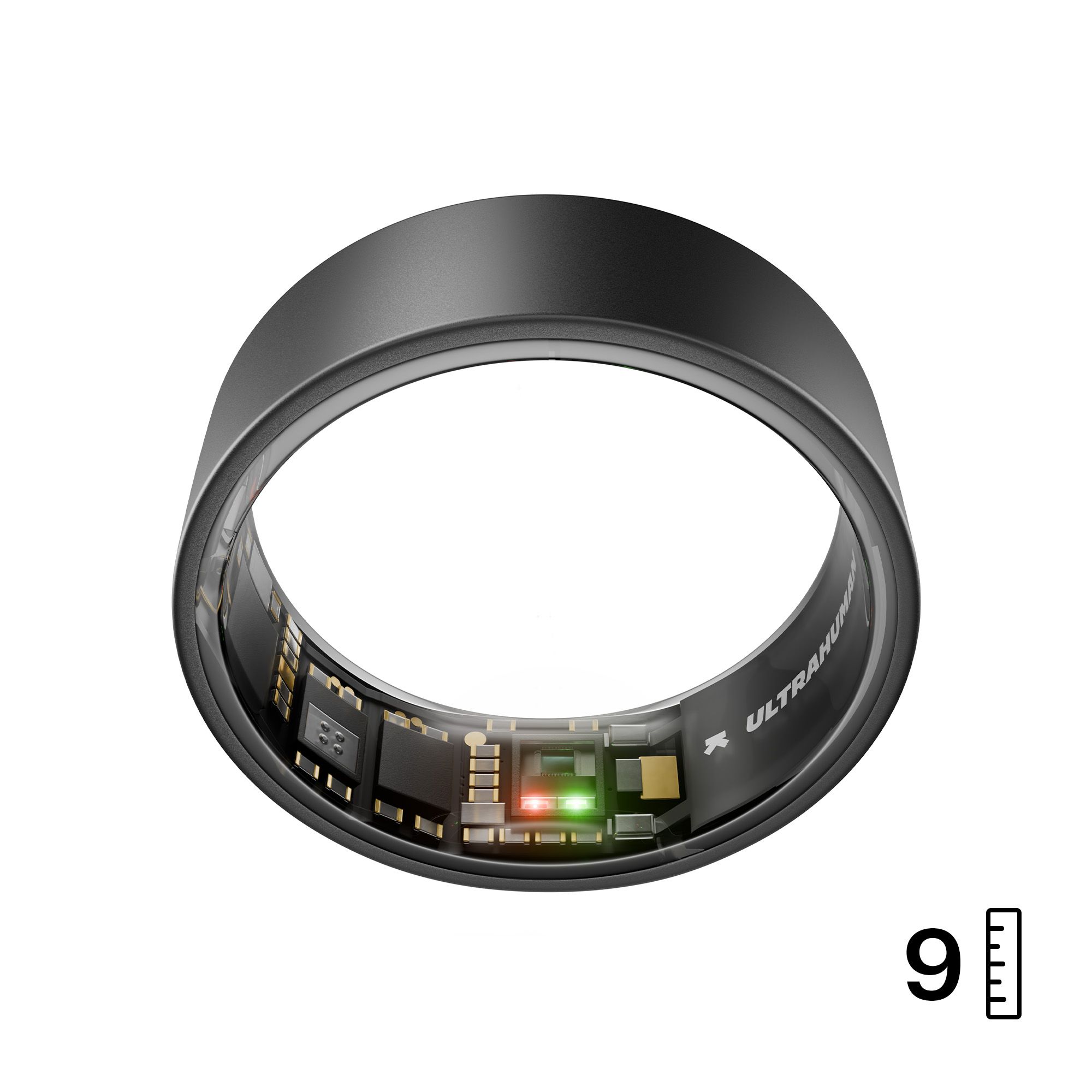 Ultrahuman Ring AIR - Smartring - Matt Grey - Maat 9