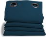 Moondream DecibelControl™ 3in1 Anti-Ruisgordijn | Geluidsisolatie | Thermo Winter+Zomer | 100% Verduisterend | Gepatenteerde Technologie | EU-fabricaat | Oogjes | Blauw MC56 | 140B x 260L cm