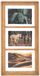 Atmosphera Collage fotolijst Opera - 3x foto van 10 x 15 cm - hout - 24 x 47 cm