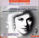 Outhere Channel Classics Lauren Wagner & Fred Weldy - American Song Recital (CD)
