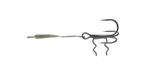 DAIWA PROREX HEAD & TAIL STINGER, Système d'hameçon stinger, 3,5 cm, Taille Dr. 1, 2 pièces, 15419-301