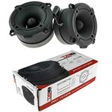 DS18 2 PRO-TW120B super bullet aluminium tweeter zwarten 200 watt rms en 300 watt max met 7,90 cm diameter impedantie 4 ohm gevoeligheid 103 db, per paar