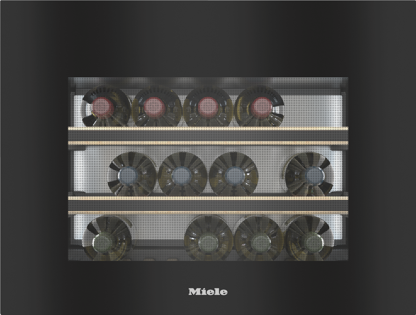 Miele KWT 7112 iG - Ingebouwde Wijnkoeler - 18 Flessen - Zwart