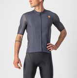 Castelli ENDURANCE ELITE JERSEY DARK GRAY Heren Korte Mouwen Fietsshirt XL