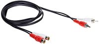 Goobay 50025 stereo verlengkabel, 2x cinch, 1,5 m