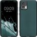 kwmobile telefoonhoesje geschikt voor Motorola Edge 30 Neo - Back cover in metallic petrol