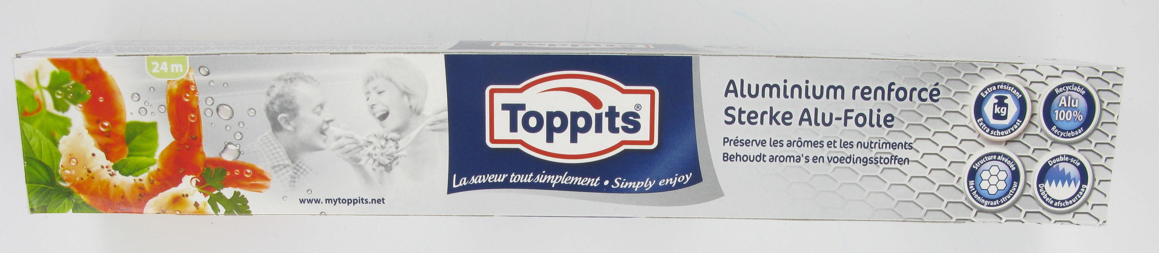 Toppits Aluminiumfolie 24mr