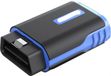 OBD2-scanner - OBD2 - Outil de diagnostic intelligent - Suppression des erreurs - Ordinateur de diagnostic - Lecteur de code - Bluetooth - Avec câble - Diagnostic complet du système - Test actif - 15 réinitialisations - Noir