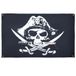 AZ FLAG Vlag Piraat Deadman Chest 150x90 cm Licht Polyester 4 Ringen
