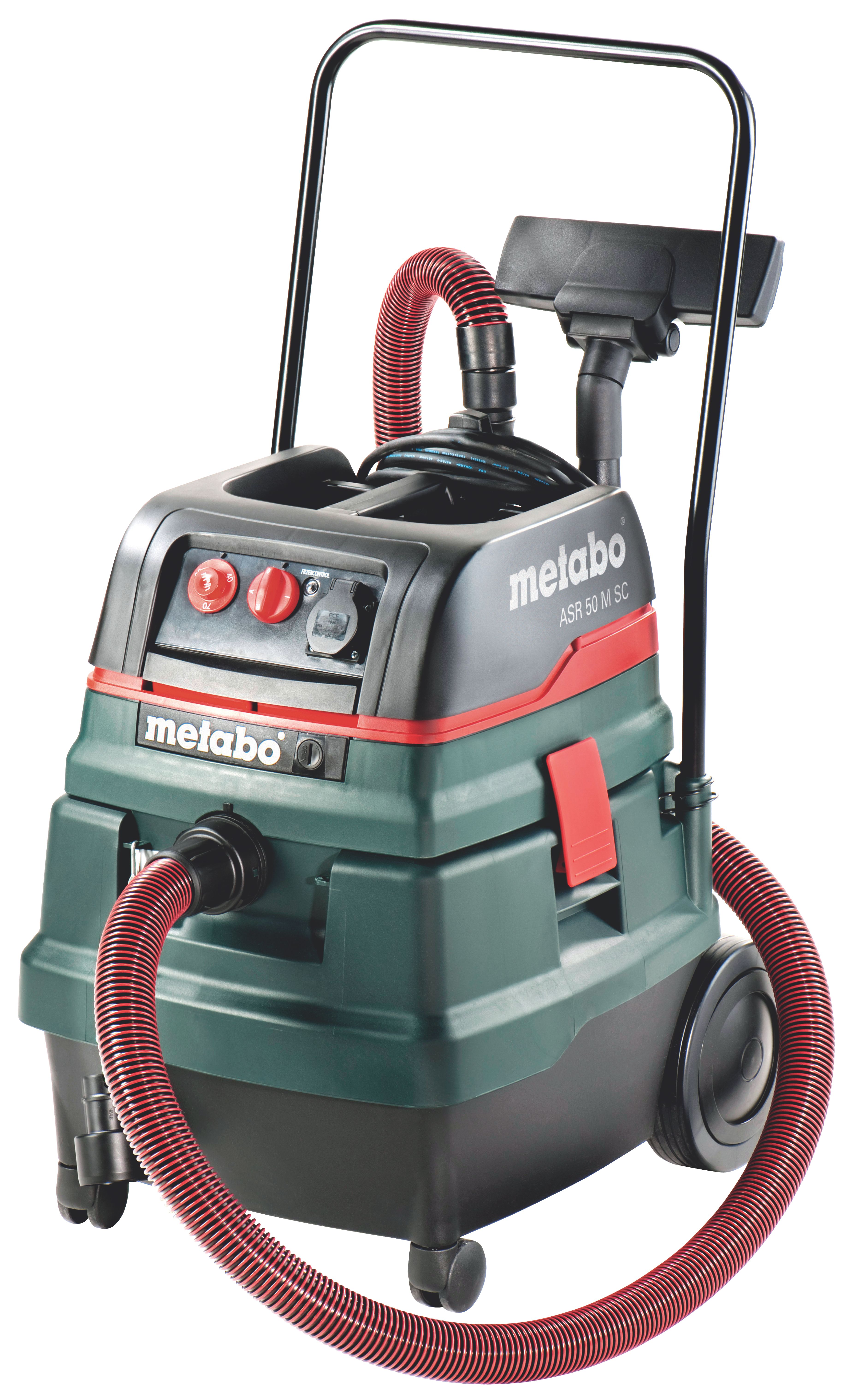 Metabo ASR 50 M SC - Stofzuiger - 1400W - 50L - Zwart/Groen/Zilver
