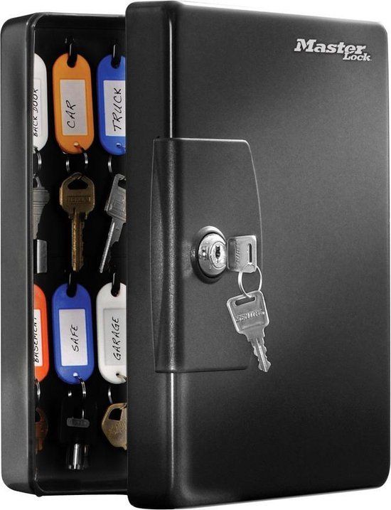 MasterLock Sleutelkast voor 25 sleutels - Zwart - Staal