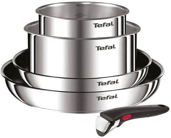 Tefal L3979102 Koekenpan 5 Eenheden Zilver