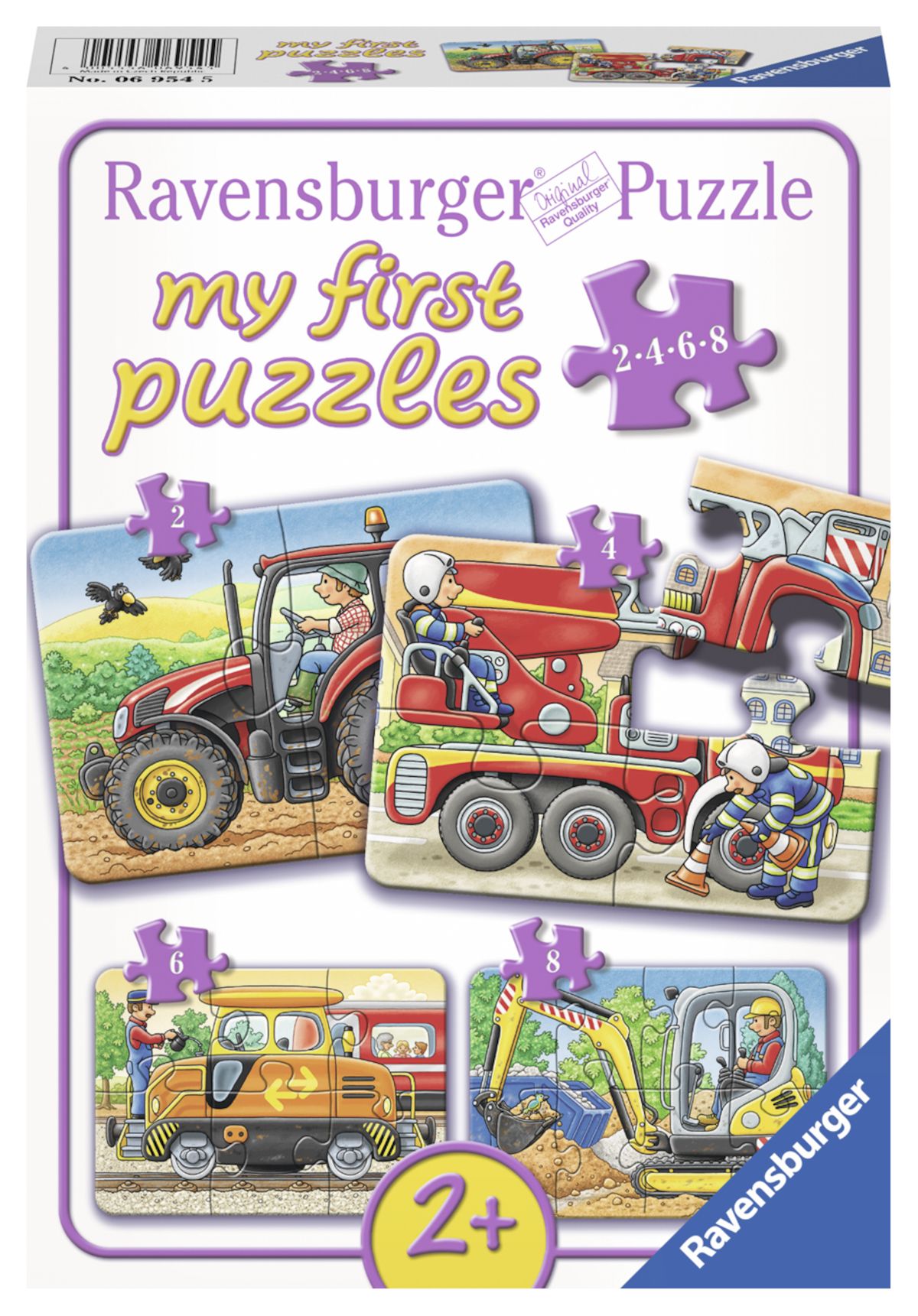 Ravensburger My First Puzzles Aan het werk - 2+ jaar - Multicolor