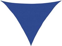 vidaXL Zonnezeil 160 g/m² 2,5x2,5x3,5 m HDPE blauw