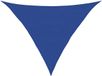 vidaXL Zonnezeil 160 g/m² 2,5x2,5x3,5 m HDPE blauw