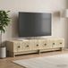 Maison Exclusive meuble TV - 147 x 34,5 x 30 cm - placage chêne Sonoma