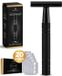 Wellshave Rasoir de sûreté Noir - Inox + 20 Lames de rasoir
