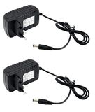TEMPO DI SALDI 2 x universele transformator 2 ampère 12 volt met pin-aansluiting 2,1 tot 5,5 mm