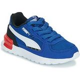PUMA Graviton AC sneakers kinderen, Blauw/Zwart/Wit, Maat 33