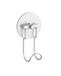 WENKO 18842100 Turbo-Loc wandhaken van aluminium, bevestigen zonder boren, aluminium, 6 x 12 x 3,5 cm, mat