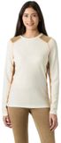 Helly Hansen Lifa Merino Midweight Crew Lange Mouwen Basislaag Wit M Vrouw
