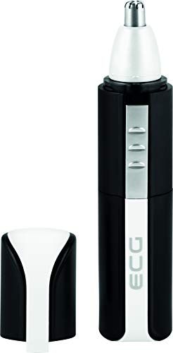 ECG ZS 2020N - Baard- en Bakkenbaard Trimmer - Neus- en Oortrimmer - 20mm - Wit/Zwart