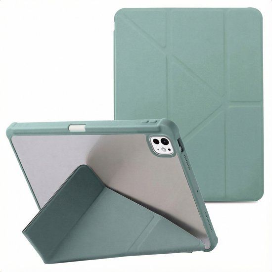 imoshion Tablet Hoes - Geschikt voor Apple iPad Pro 11 (2025) M5 / Pro 11 (2024) M4 - Bookcase - Donkergroen